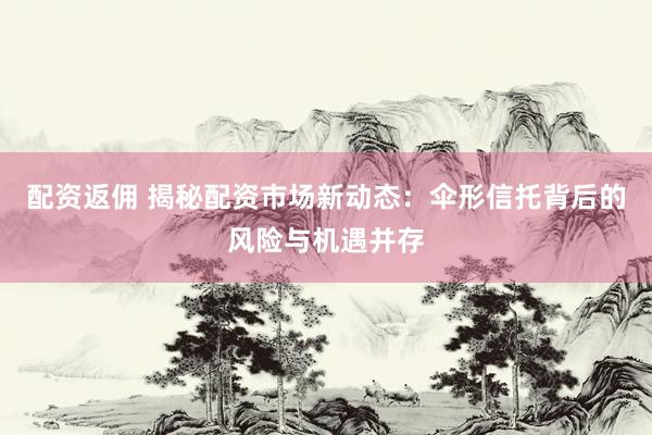 配资返佣 揭秘配资市场新动态：伞形信托背后的风险与机遇并存