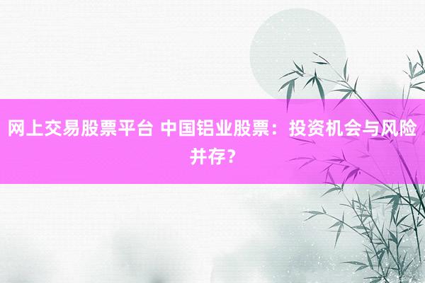 网上交易股票平台 中国铝业股票：投资机会与风险并存？